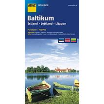 Cartographia Balti országok térképe (Észtország, Lettország, Litvánia) - ADAC 9783826410598