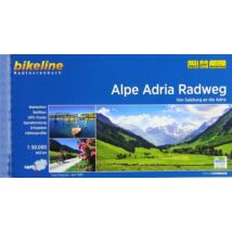 Cartographia Alpok-Adria kerékpáros kalauz / Salzburg-Adria (Esterbauer) 9783711100528