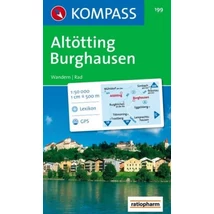 Cartographia Altötting, Burghausen turistatérkép 9783850260381