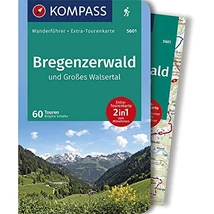 Cartographia Bregenzerwald, Grosses Walserta turistatérkép + guide 9783990445716