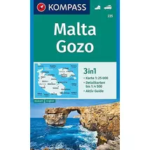 Cartographia K 235 Málta és Gozo turistatérkép 9783990446416