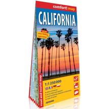 Cartographia Kalifornia Comfort térkép 9788380469648