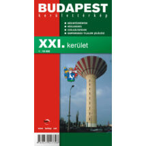 Cartographia Budapest XXI. kerület térképe 9789639113398