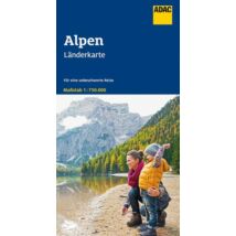 Cartographia Alpok autótérkép - ADAC 9783826410949