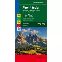 Cartographia Alpok országai térkép (Freytag) 9783707904253