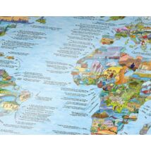 Cartographia Bakancslista térkép - fóliás poszter 97,5 x 56  (angol) 7006219110816