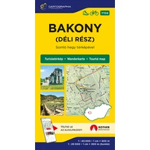 Cartographia Bakony (déli rész) turistatérkép [3] 9789633539866