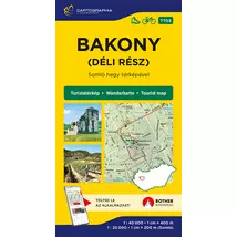 Cartographia Bakony (déli rész) turistatérkép [3] 9789633539866
