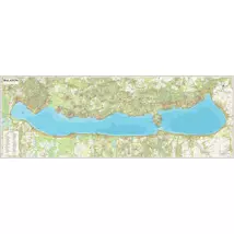 Cartographia Balaton turista falitérkép - választható méret és kivitel - 9789633539835