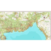 Cartographia Balaton turista falitérkép - választható méret és kivitel - 9789633539835