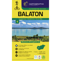 Cartographia Balaton turistatérkép 1:40 000 [4] 9789633527917