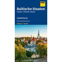 Cartographia Balti országok térképe (Észtország, Lettország, Litvánia) - ADAC 9783826426018