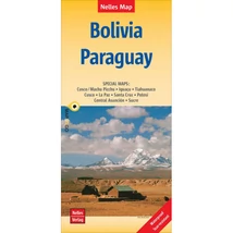 Cartographia Bolívia,Paraguay térkép 9783865740885