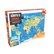Cartographia - Világatlasz - könyv és kirakó -9789635829262