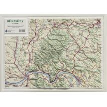 Cartographia Börzsöny dombortérkép 63x47 cm-HM- 9789632572451