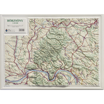 Cartographia Börzsöny dombortérkép 63x47 cm-HM- 9789632572451