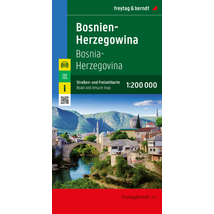 Cartographia Bosznia-Hercegovina térkép (Freytag) 9783707922035