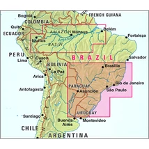 Cartographia - Brazília: Közép és Dél térkép - 9783865740922