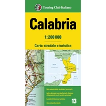 Cartographia Calabria régiótérkép 1:200 000 - TCI - 9788836578986