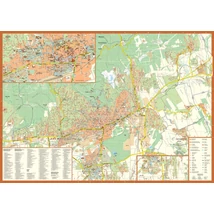 Cartographia Pécs, Harkány, Siklós, Villány várostérkép (+Baranya vármegye térképe) 9789633539729