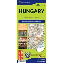 Cartographia Magyarország Comfort térkép (laminált) 9789636800086