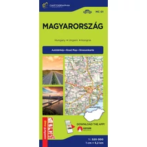 Cartographia Magyarország Comfort térkép (laminált) 9789636800086