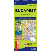 Cartographia Budapest Comfort térkép (laminált) 9789636800079