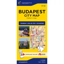 Cartographia Budapest City térkép 9789633539781