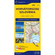 Horvátország-Szlovénia -keményborítós-térkép-Cartographia 9789633538364
