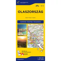 Cartographia Olaszország térkép 9789633538388