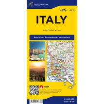 Cartographia Olaszország térkép 9789633538388
