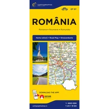 Cartographia Románia autótérkép 9789633539927
