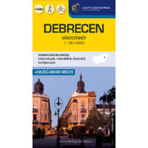 Debrecen várostérkép - Hajdú-Bihar megye térkép - Cartographia - 9789633538791