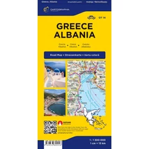 Cartographia Görögország, Albánia autótérkép 9789636800048