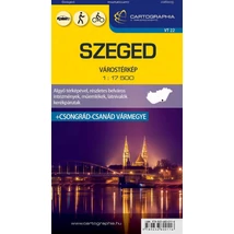 Szeged várostérkép (vármegye térképpel) [VT 22] Cartographia 9789636800116