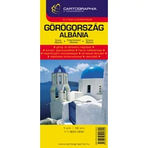Cartographia Görögország, Albánia autótérkép 9789633524824