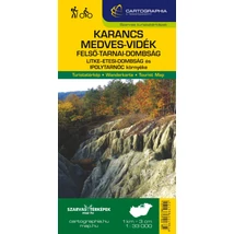 Cartographia Karancs, Medves-vidék, Felső-Tarnai dombság turistatérkép 1:33 000 Cartographia 9789633538708