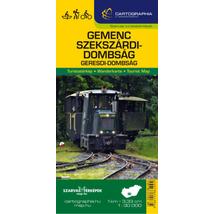 Cartographia Szekszárdi-dombság, Geresdi-dombság, Gemenc turistatérkép -Cartographia 9789633538722
