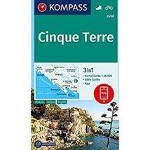 Cartographia K 2450 Cinque Terre turistatérkép 9783990445440