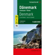 Cartographia Dánia, Grönland, Feröer-szigetek térkép - Freytag - 9783707921571