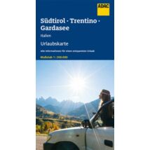 CartographiaDél-Tirol, Trentino, Garda-tó szabadidőtérkép - ADAC- 9783826406133