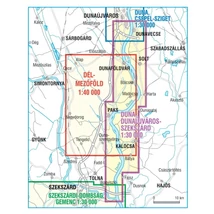 Cartographia Duna (Dunaújvárostól Szekszárdig) biciklis, vízisport-, turistatérkép-9786155864056