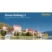 Cartographia Duna kerékpáros kalauz 2. Passau - Bécs (német)-9783711101679
