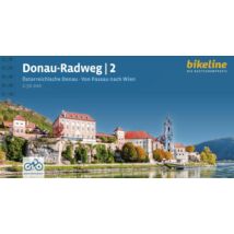 Cartographia Duna kerékpáros kalauz 2. Passau - Bécs (német)-9783711101679