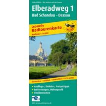 Cartographia Elba kerékpáros térkép 1 - Bad Schandau - Dessau -9783899204483