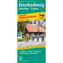 Cartographia Ems kerékpáros térkép - Hövelhof - Emden-9783899204162