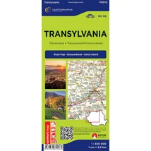 Cartographia Erdély Comfort LAMINÁLT térkép 1:550 000 9789636800062