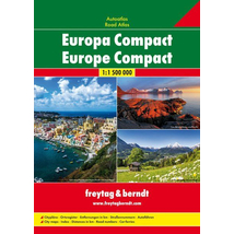 Cartographia Európa útvonaltervező atlasz  (Freytag) 9783707915501