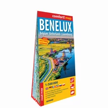 Cartographia Benelux államok Comfort térkép 9788383550114