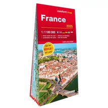 Cartographia Franciaország Comfort térkép 9788383550404
